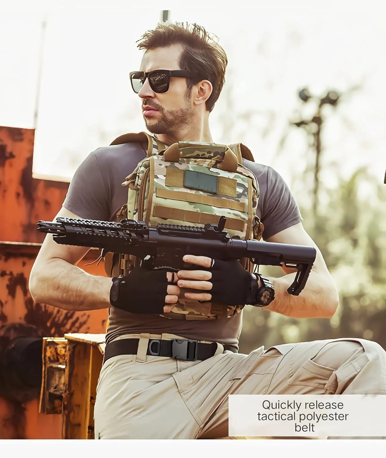 Quick Releases Tactical Polyester belts, Outdoor Sports, And Mountaineering Polyester belts.