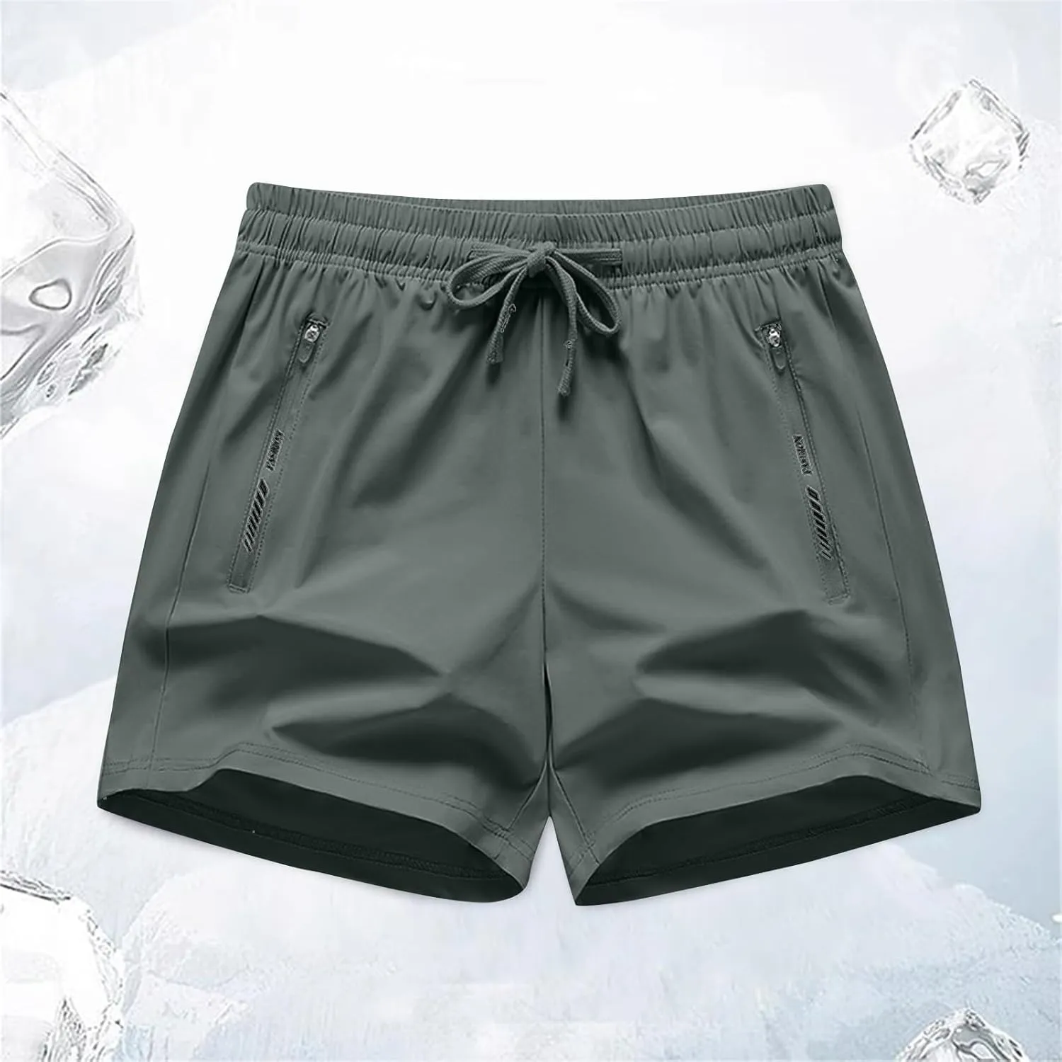 Running Shorts for Women Casual Summer Drawstring Beeswan Stretch Shorts Baggy Quick Dry Hiking Shorts with Pockets