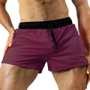Running Shorts Men Casual Summer Shorts Quick Dry Athletic Shorts Elastic Waist Drawstring Shorts Loose Gym Shorts