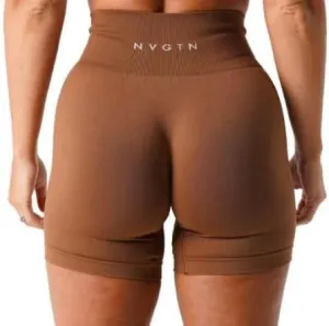 Seamless Sculpting and Compression High-Waist Yoga Shorts