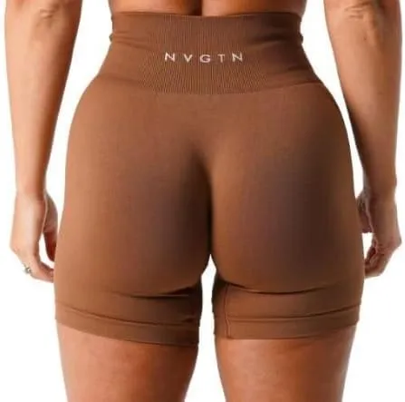 Seamless Sculpting and Compression High-Waist Yoga Shorts