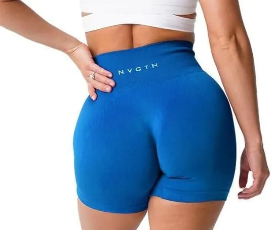 Seamless Sculpting and Compression High-Waist Yoga Shorts