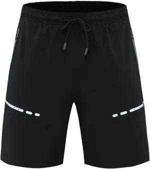 Short Gym Shorts For Men Running Stretch Quick Dry Shorts Elastic High Waist Jogging Shorts Phone Pockets