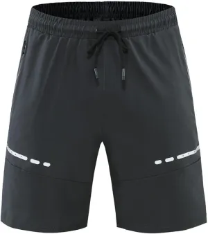 Short Gym Shorts For Men Running Stretch Quick Dry Shorts Elastic High Waist Jogging Shorts Phone Pockets