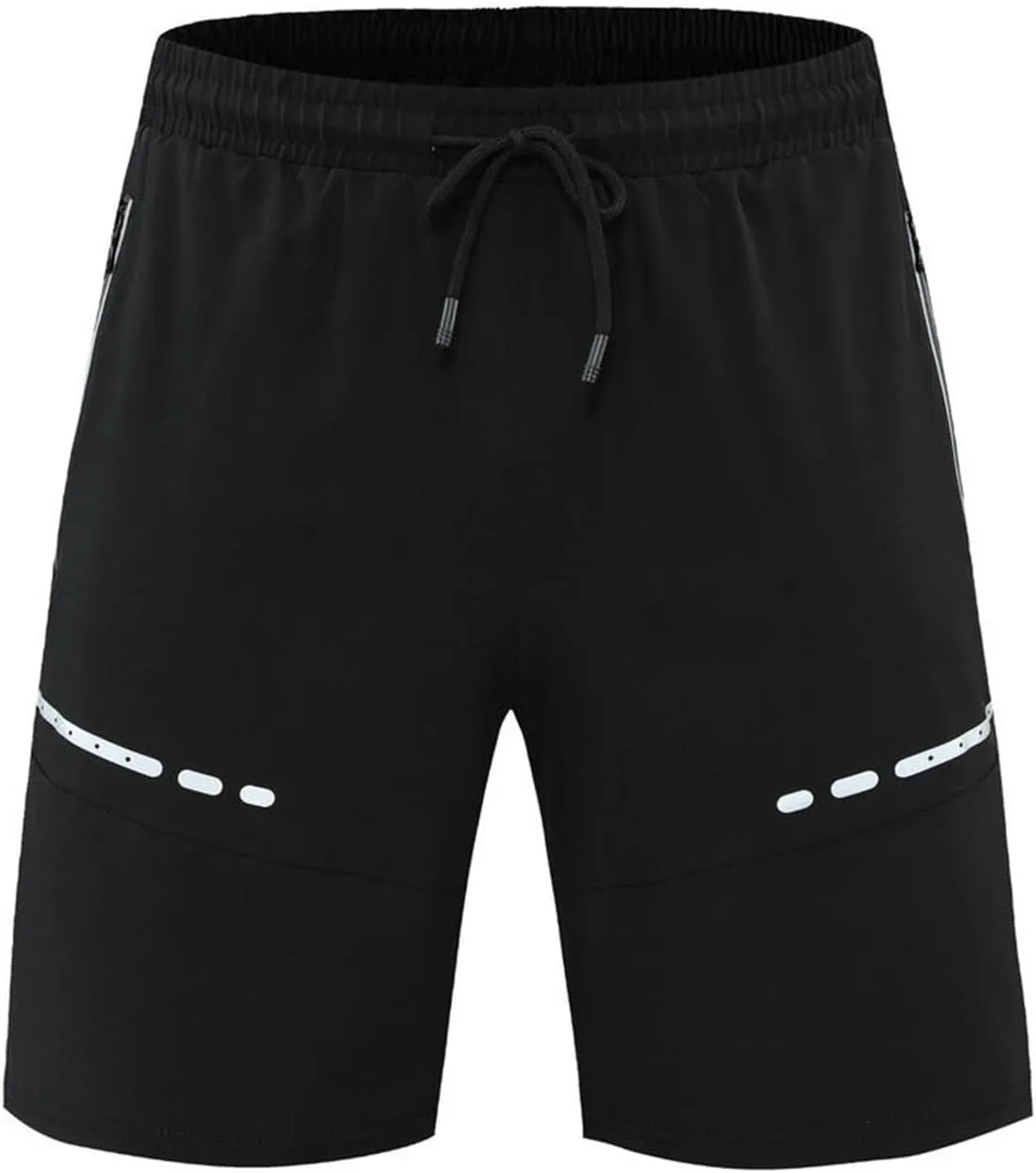 Short Gym Shorts For Men Running Stretch Quick Dry Shorts Elastic High Waist Jogging Shorts Phone Pockets