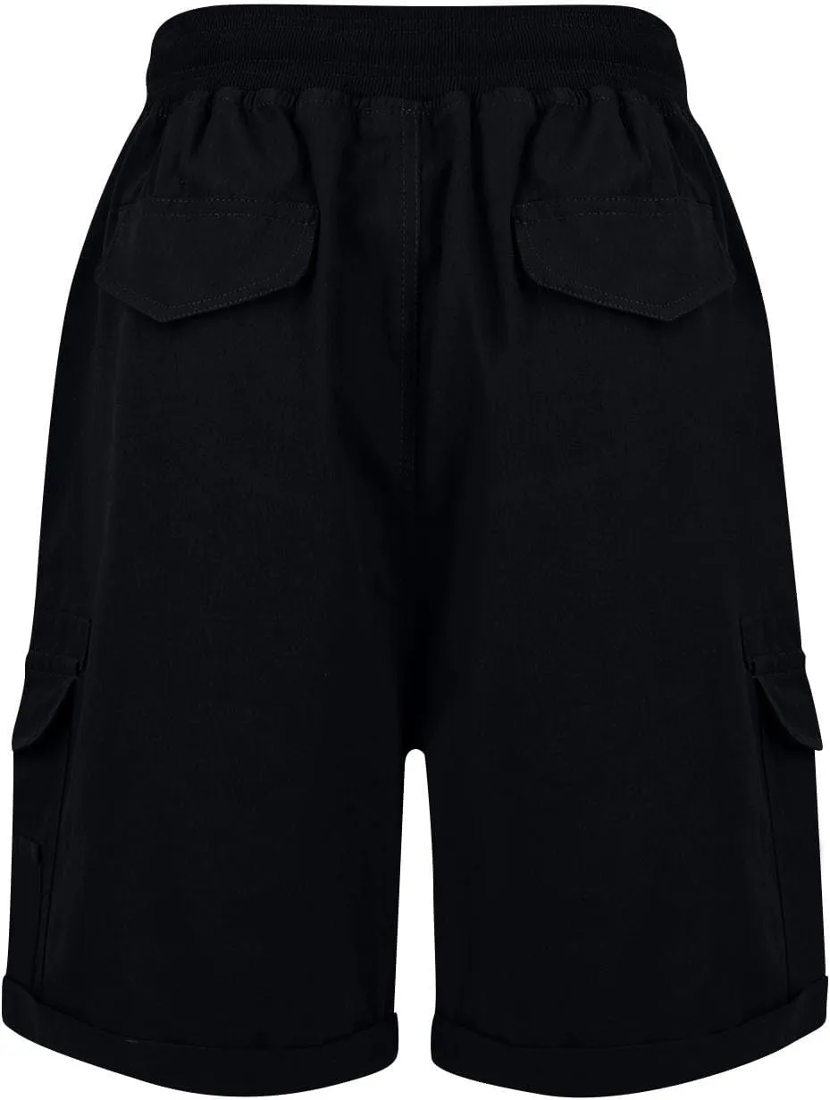Shorts for Women Summer Y2k High Waisted Stretch Cargo Shorts with Pockets 7 Inch Lightweight Outdoor Hiking Shorts