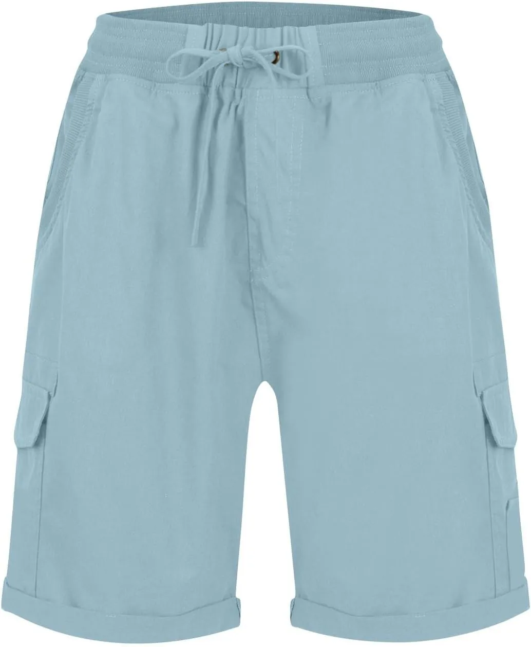 Shorts for Women Summer Y2k High Waisted Stretch Cargo Shorts with Pockets 7 Inch Lightweight Outdoor Hiking Shorts