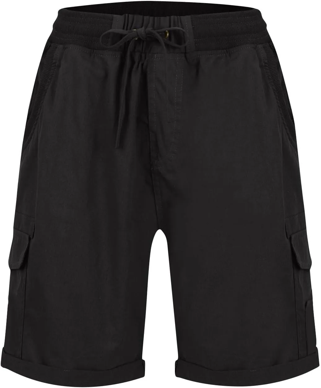 Shorts for Women Summer Y2k High Waisted Stretch Cargo Shorts with Pockets 7 Inch Lightweight Outdoor Hiking Shorts