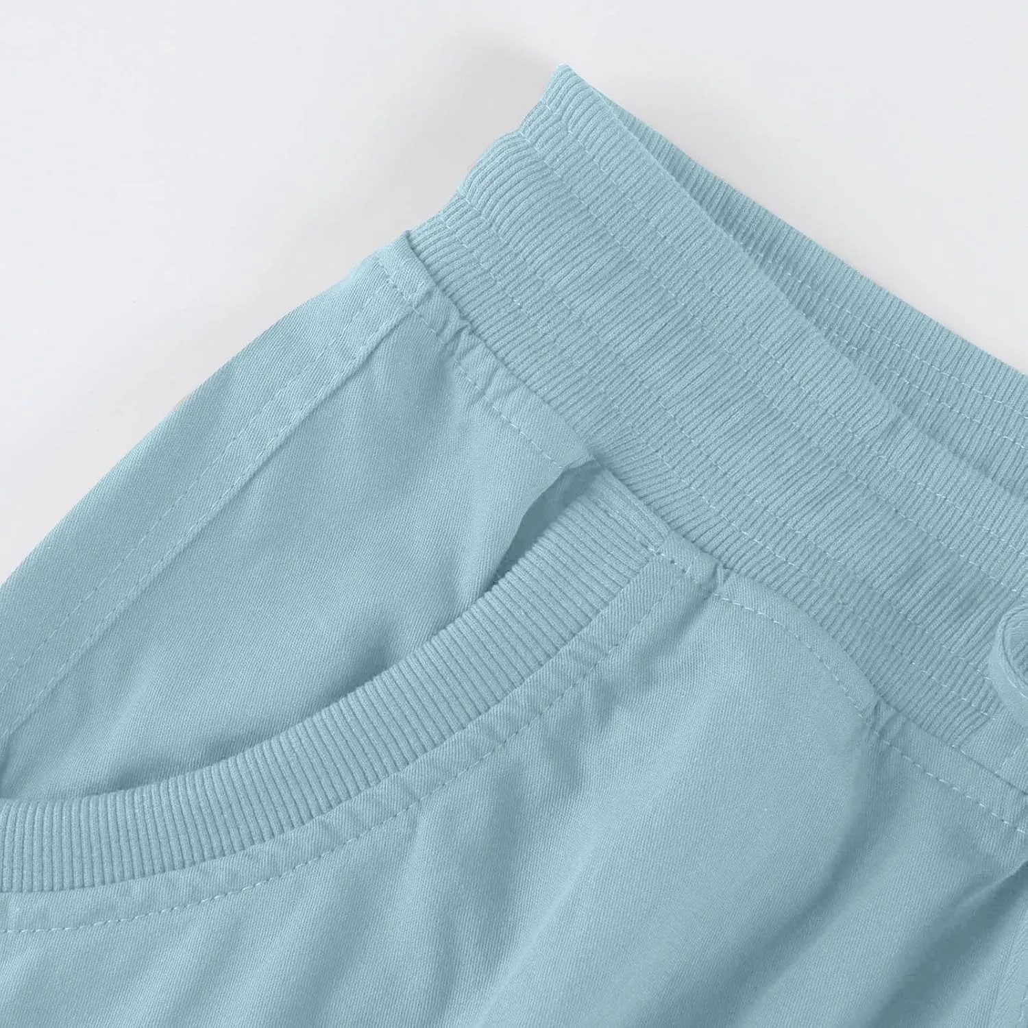 Shorts for Women Summer Y2k High Waisted Stretch Cargo Shorts with Pockets 7 Inch Lightweight Outdoor Hiking Shorts