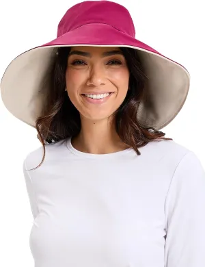 Solbari Ultra Wide Brim Sun Hat UPF50  Packable UV Sun Protection Hats with Full Coverage Brim