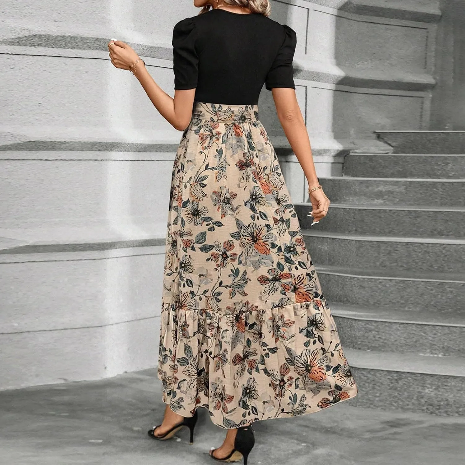 Spring Dresses for Women,Summer Dress for Women 2025 Plus Size Formal Wedding Guest A Line Womens Easter Dresses