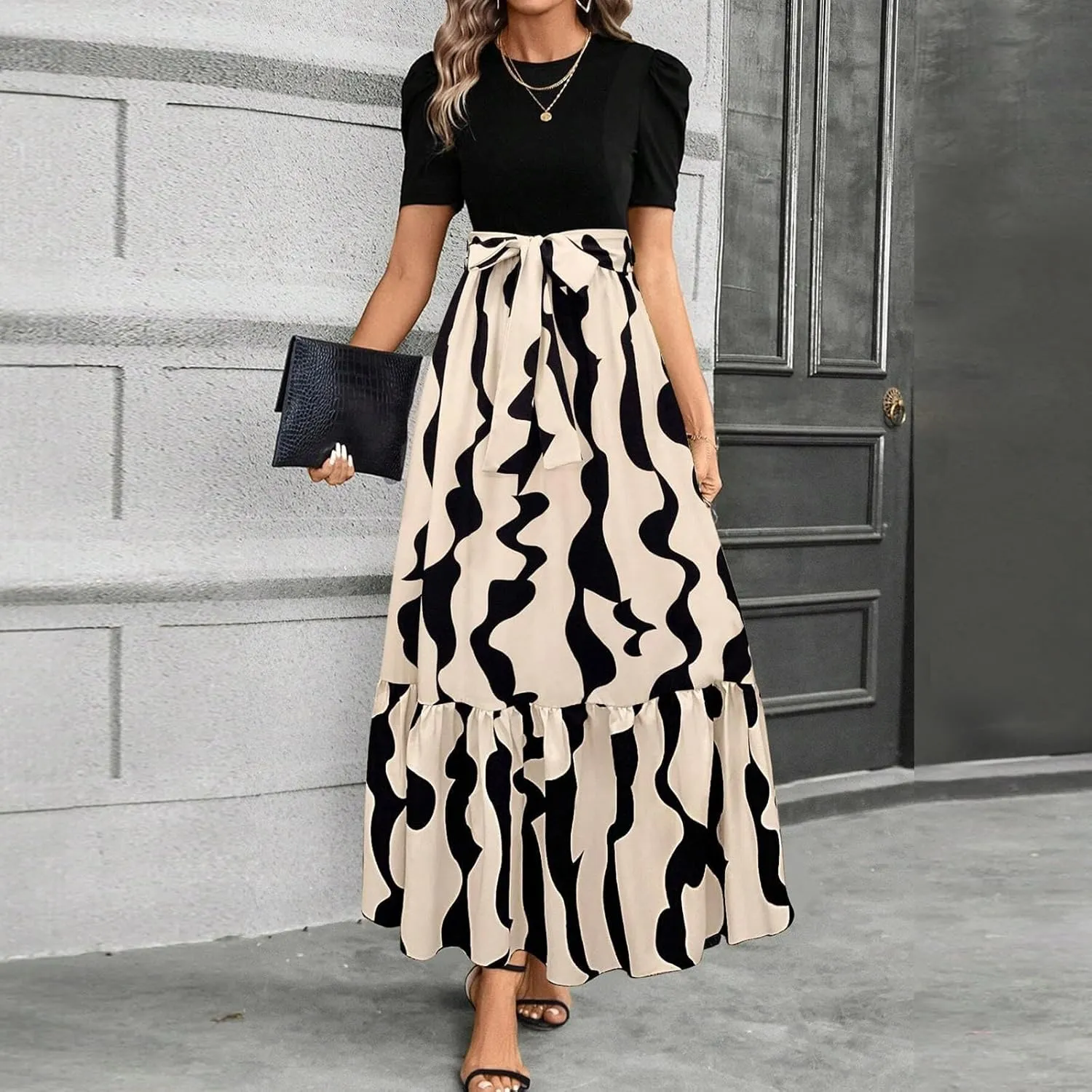 Spring Dresses for Women,Summer Dress for Women 2025 Plus Size Formal Wedding Guest A Line Womens Easter Dresses