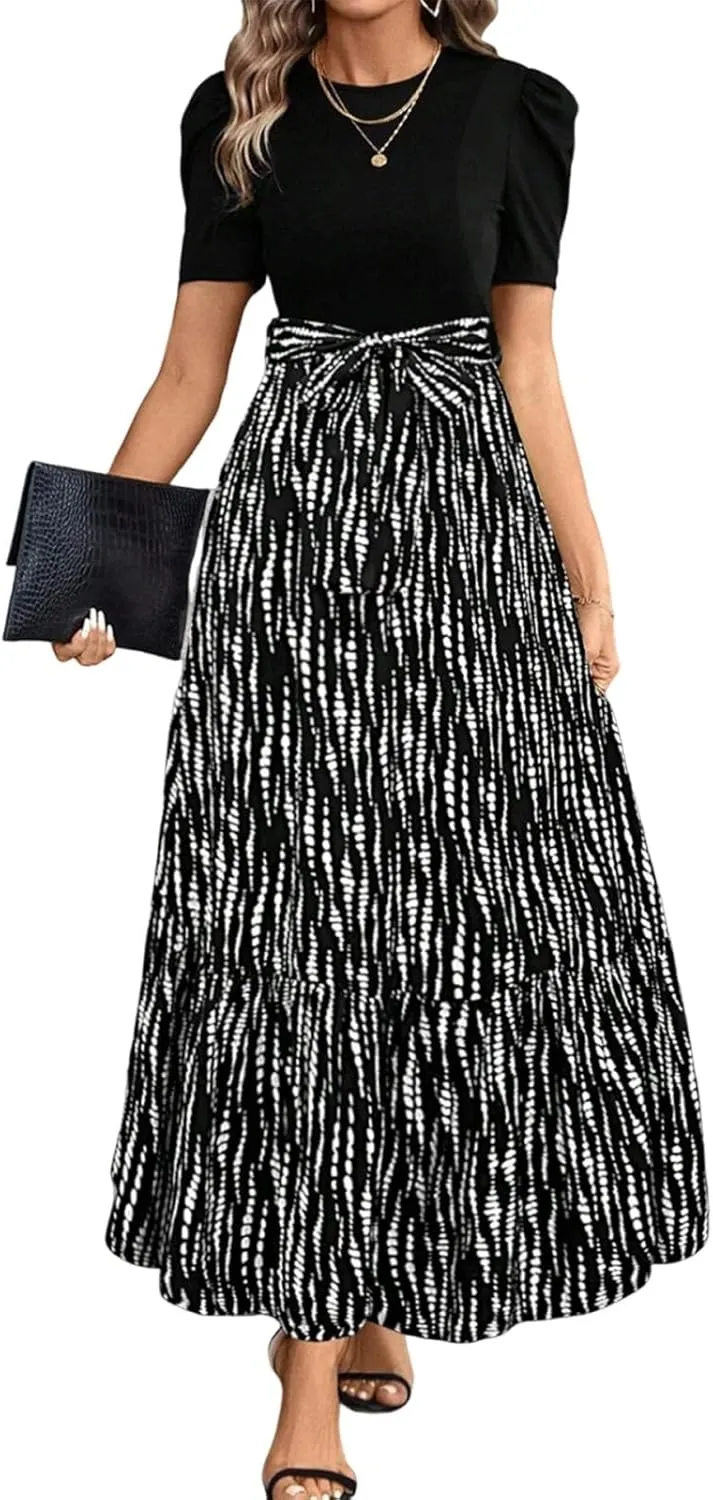 Spring Dresses for Women,Summer Dress for Women 2025 Plus Size Formal Wedding Guest A Line Womens Easter Dresses