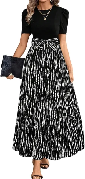 Spring Dresses for Women,Summer Dress for Women 2025 Plus Size Formal Wedding Guest A Line Womens Easter Dresses