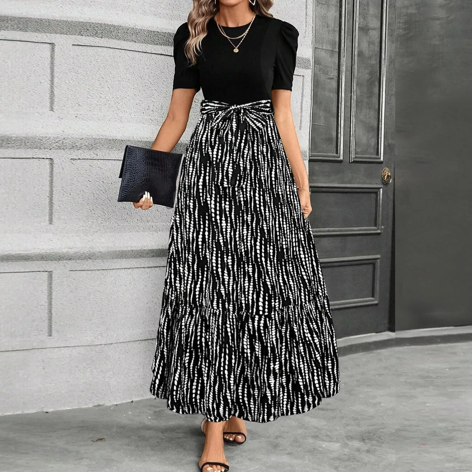 Spring Dresses for Women,Summer Dress for Women 2025 Plus Size Formal Wedding Guest A Line Womens Easter Dresses