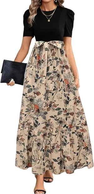 Spring Dresses for Women,Summer Dress for Women 2025 Plus Size Formal Wedding Guest A Line Womens Easter Dresses