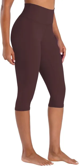 Sunzel Sunzfly Capri Leggings for Women, High Waisted Yoga Pants with Tummy Control for Workout Running Gym
