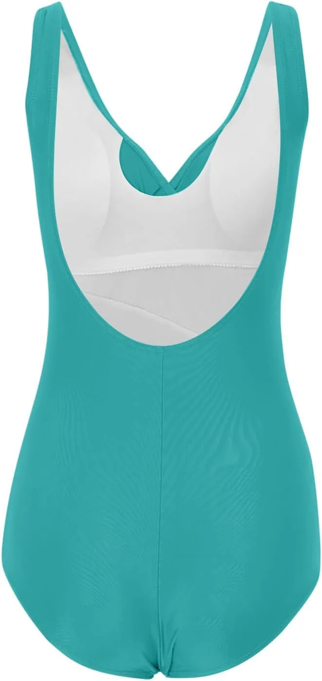 TARIENDY Plus Size Swimsuit for Women One Piece Tummy Control Bathing Suits Full Coverage Beach Casual Swimwear 2025 Summer