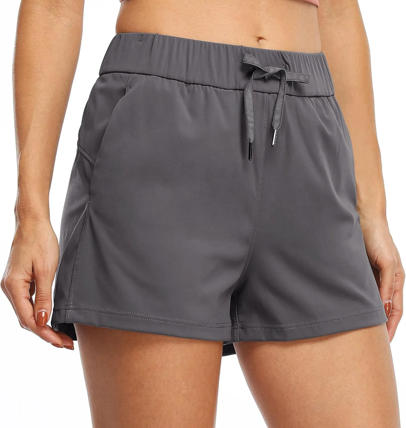 Willit Women's Shorts Hiking Athletic Shorts Yoga Lounge Active Workout Running Shorts Comfy Casual with Pockets 2.5"