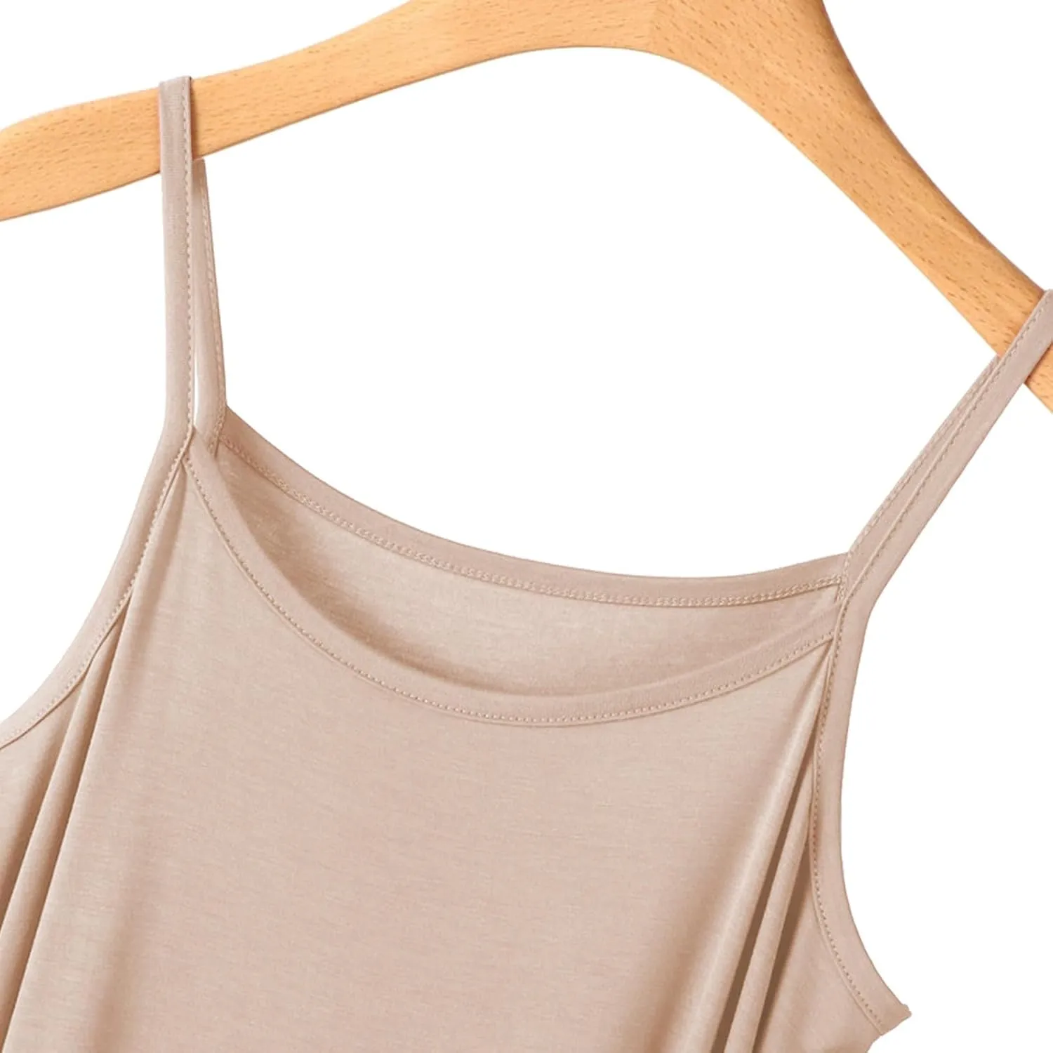 Women Full Slips Sexy Soft Slip Dress for Under Dress Spaghetti Strap Cami Slip Chemises V Neck Negligee Plus Size