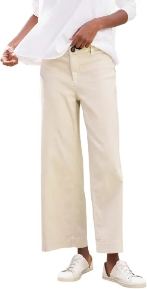 Women Linen Pants Casual Wide Leg Cropped Pants Dressy Pants with Pocket Plus Size Summer Loose Business Ankle Pants