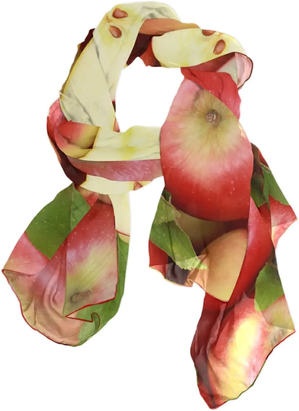 Women Long Silk Scarf, Satin Shawl Chiffon Large Stole Headscarf Sunscreen Wrap