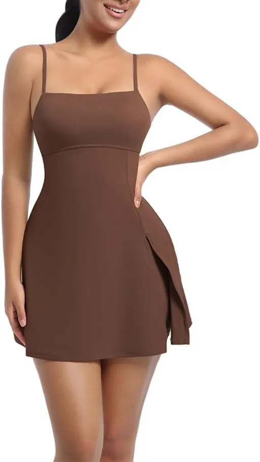 Women's Athletic Skirt A-Line Sports Skirt with Anti-Slip Shorts Quick-Dry for Yoga Golf Running Dance