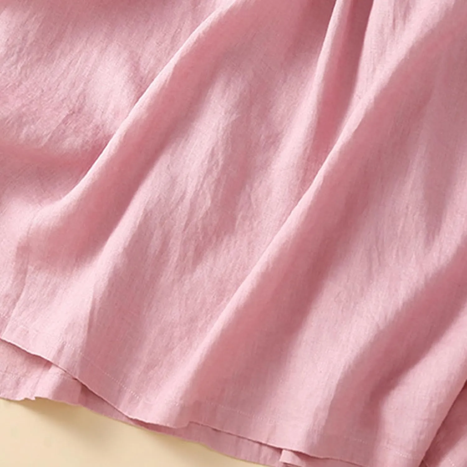 Womens Bohemian Cotton Linen Dresses 3/4 Sleeve Maxi Long Dress Summer Solid Plain Cute Vacation Flowy Trendy Dresses