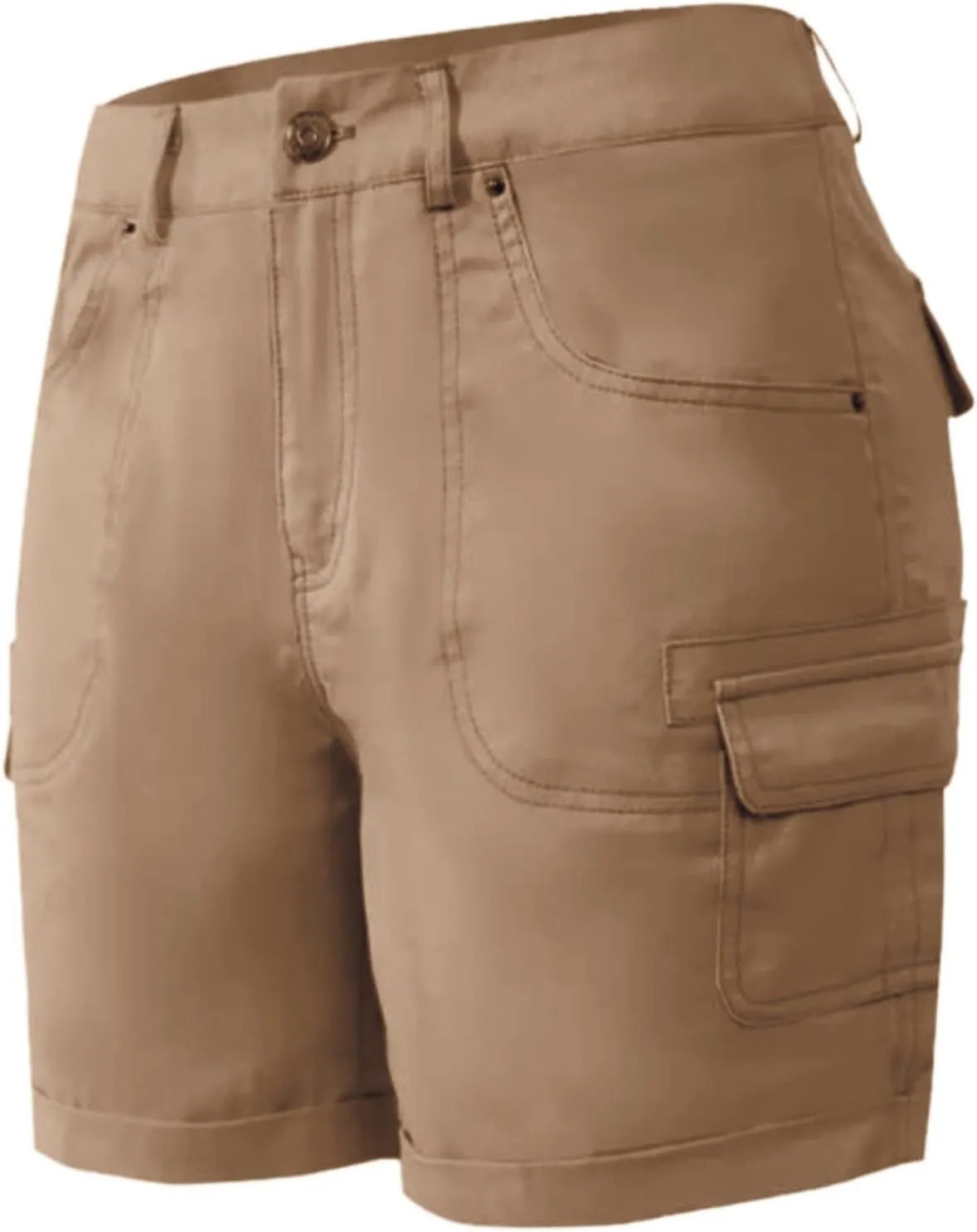 Womens Cargo Hiking Shorts Summer Casual High Waist Lightweight Cargo Shorts Althletic Workout Clothes with Pockets