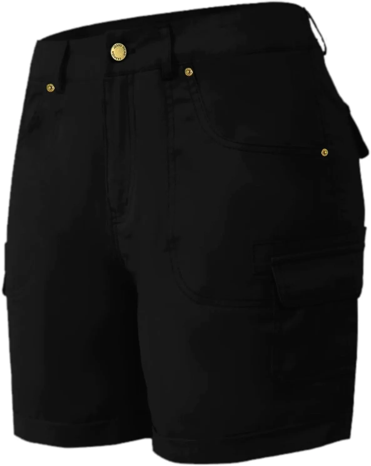 Womens Cargo Hiking Shorts Summer Casual High Waist Lightweight Cargo Shorts Althletic Workout Clothes with Pockets