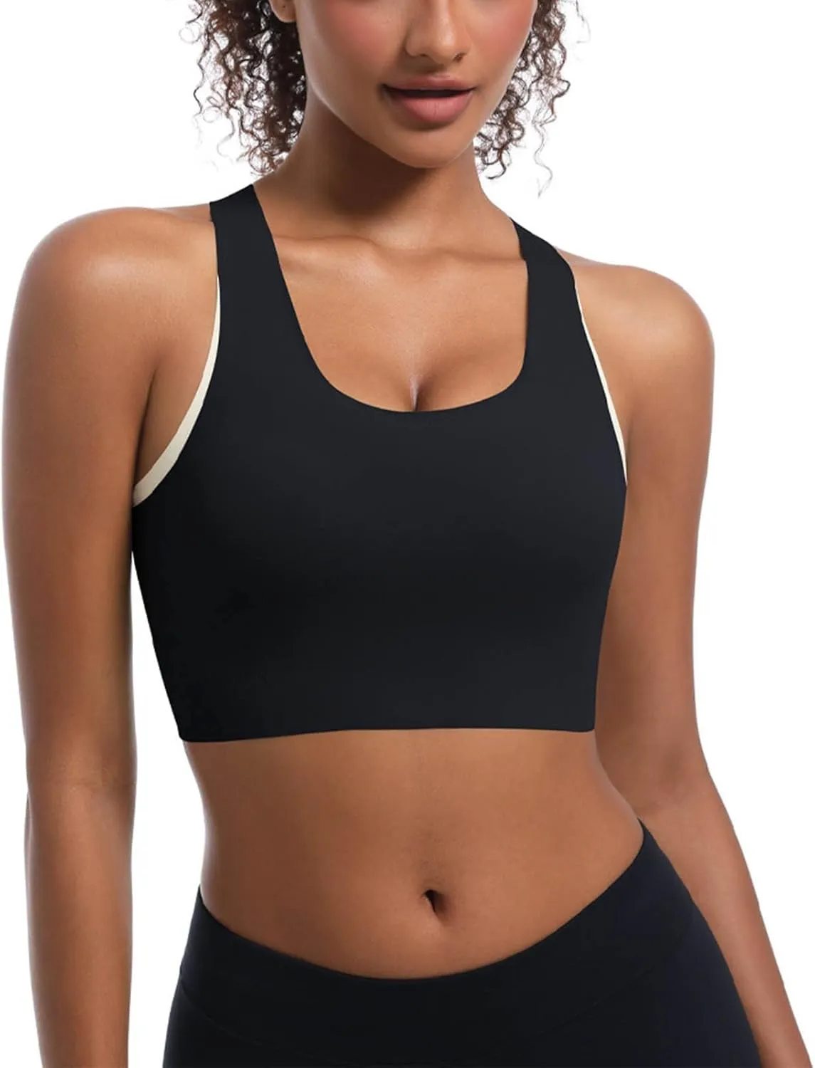 Womens Cutout Racer Back Crop Tank Tops Summer Yoga Workout Sports Bras Cozy Slim Fit Fitness Gym Outfit Going Out