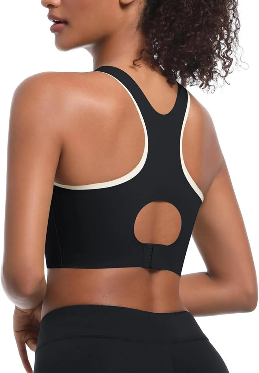 Womens Cutout Racer Back Crop Tank Tops Summer Yoga Workout Sports Bras Cozy Slim Fit Fitness Gym Outfit Going Out