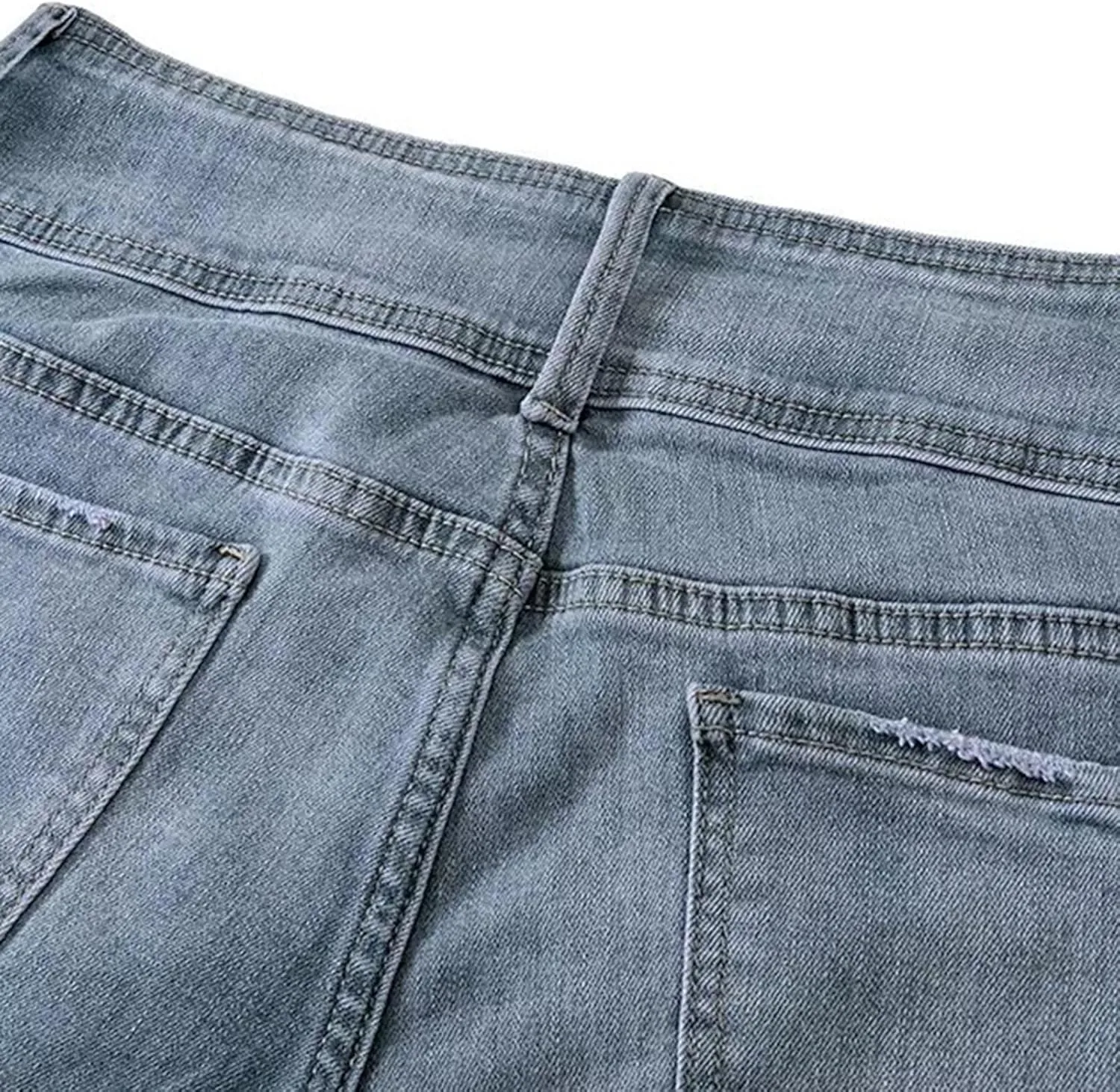 Womens High Waisted Jeans Flare Stretch Boyfriend Bootcut Casual Wide Leg Denim Pants Bell-Bottomed Jeans 2024