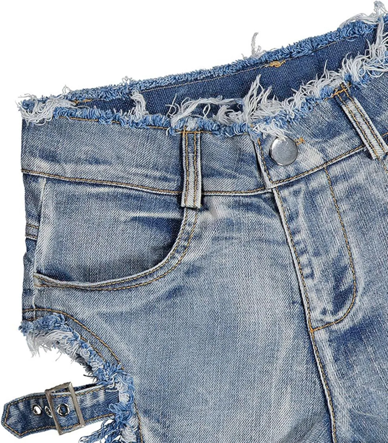 Women's High Waisted Stretchy Denim Shorts Summer Jeans Shorts Shorts for Women Stretchy High Waist