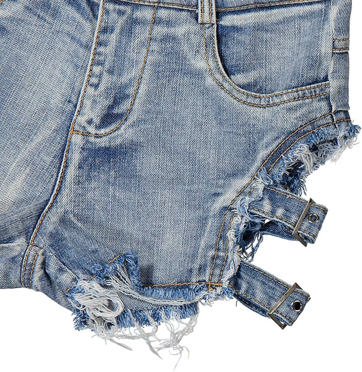 Women's High Waisted Stretchy Denim Shorts Summer Jeans Shorts Shorts for Women Stretchy High Waist