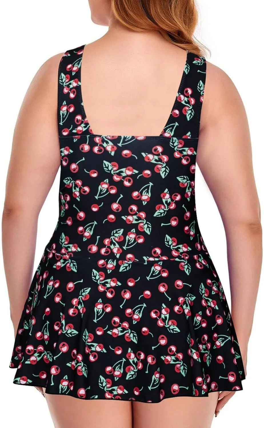 Women's Plus Size One Piece Swimsuits Tummy Control Sexy Ruched Bathing Suit Full Coverage Swimwear with Skirt 2025