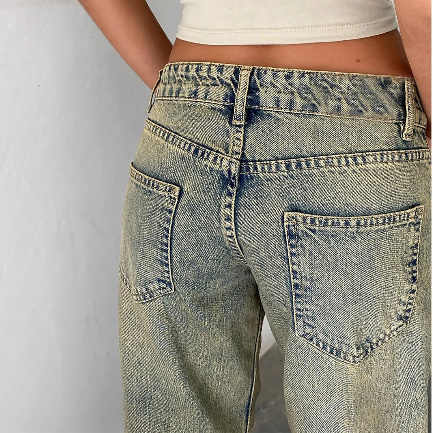 Womens Rise Stretch Boot Cut Jeans Fitting High Waisted Jeans Jeans Womans Woman's Jeans Jean