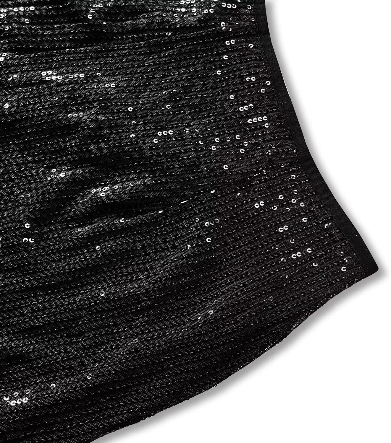 Womens Sequins Shorts A Line High Waist Elastic Sparkly Night-Out Shorts Clubwear Party Short
