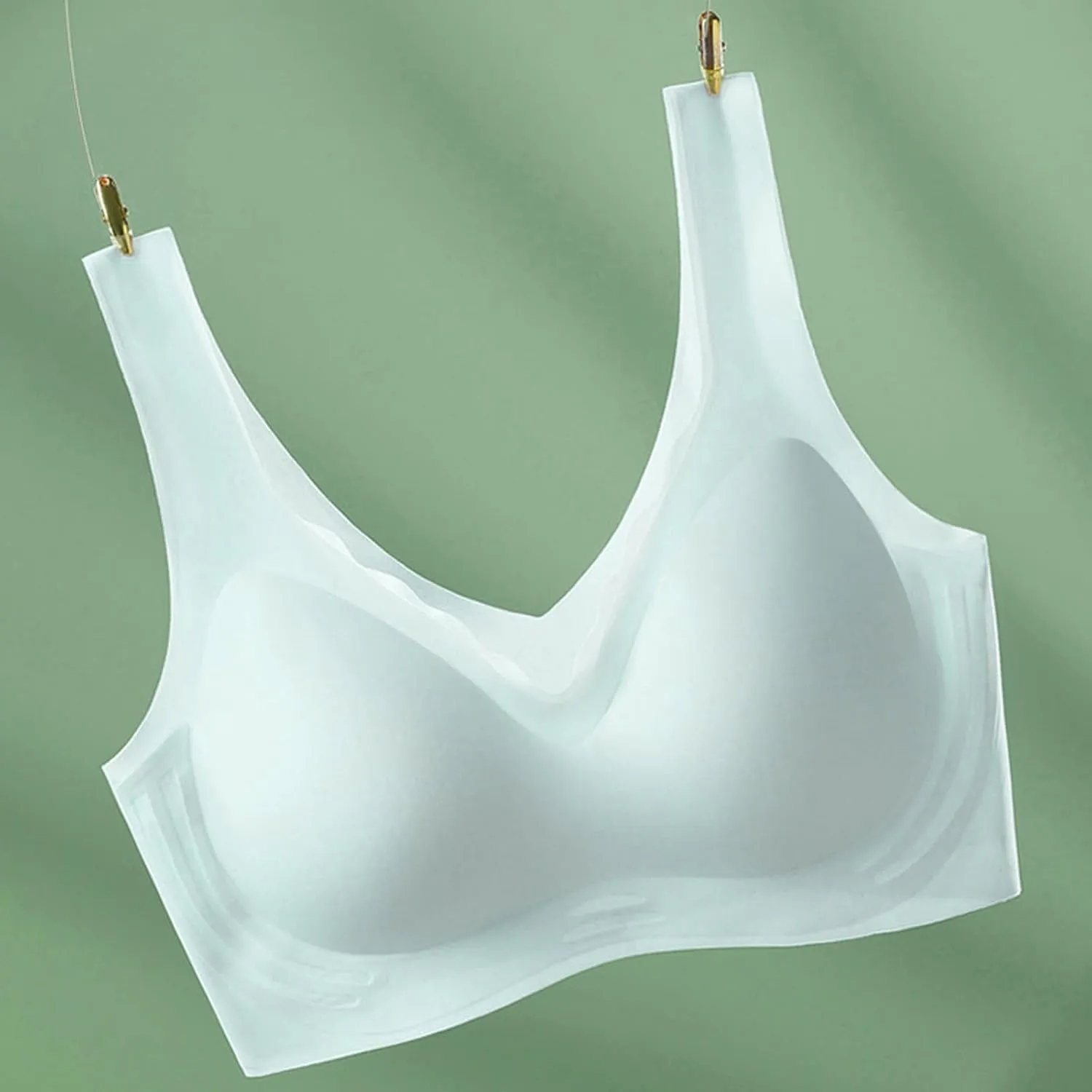 Womens Wireless Push Up Bra Comfort Seamless Super Gather Bra Advocatey Lifting Bras Anti Sagging Breasts for Older Women