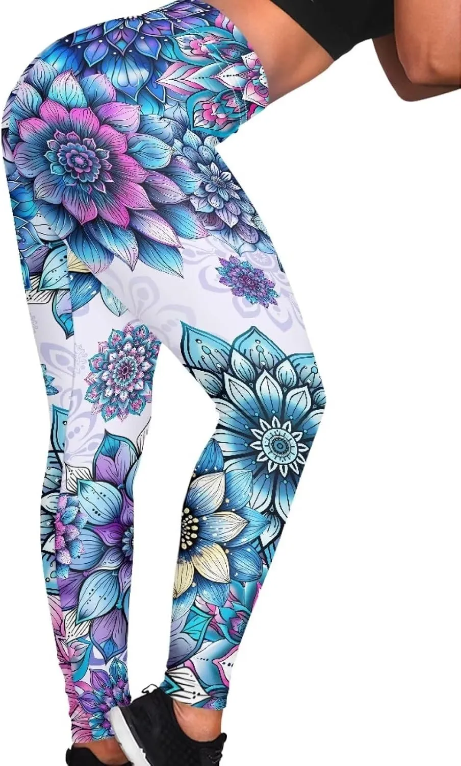 Workout Leggings Stretch Yoga Pants Plus Size for Women XS-3XL Butt Lifting Leggings Full Length Tights