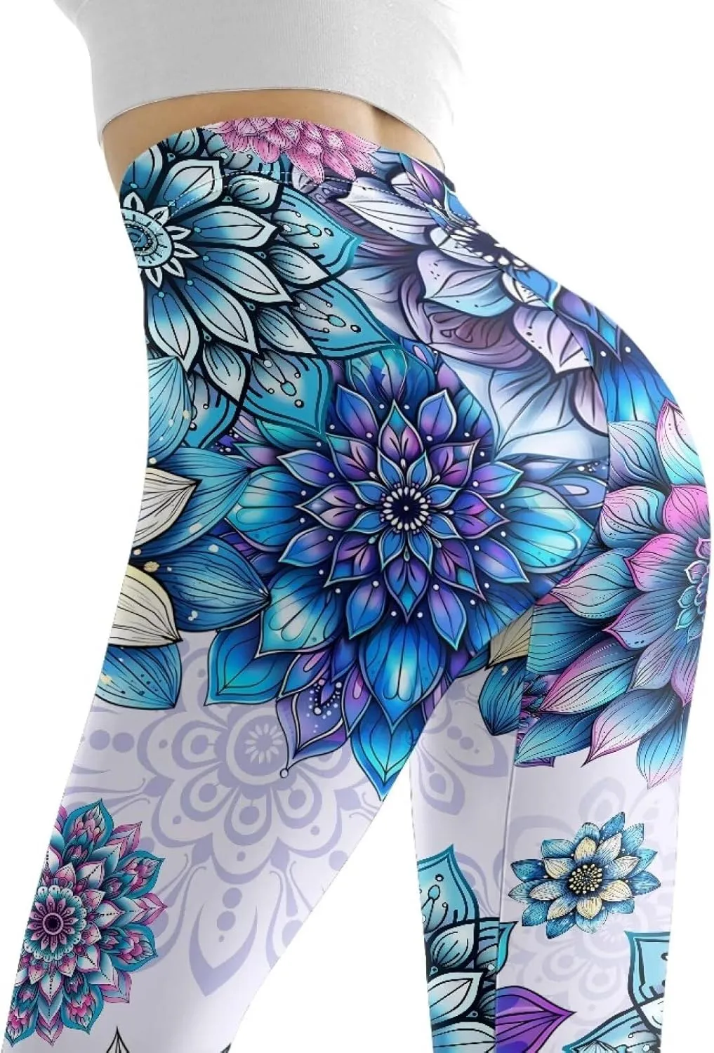 Workout Leggings Stretch Yoga Pants Plus Size for Women XS-3XL Butt Lifting Leggings Full Length Tights