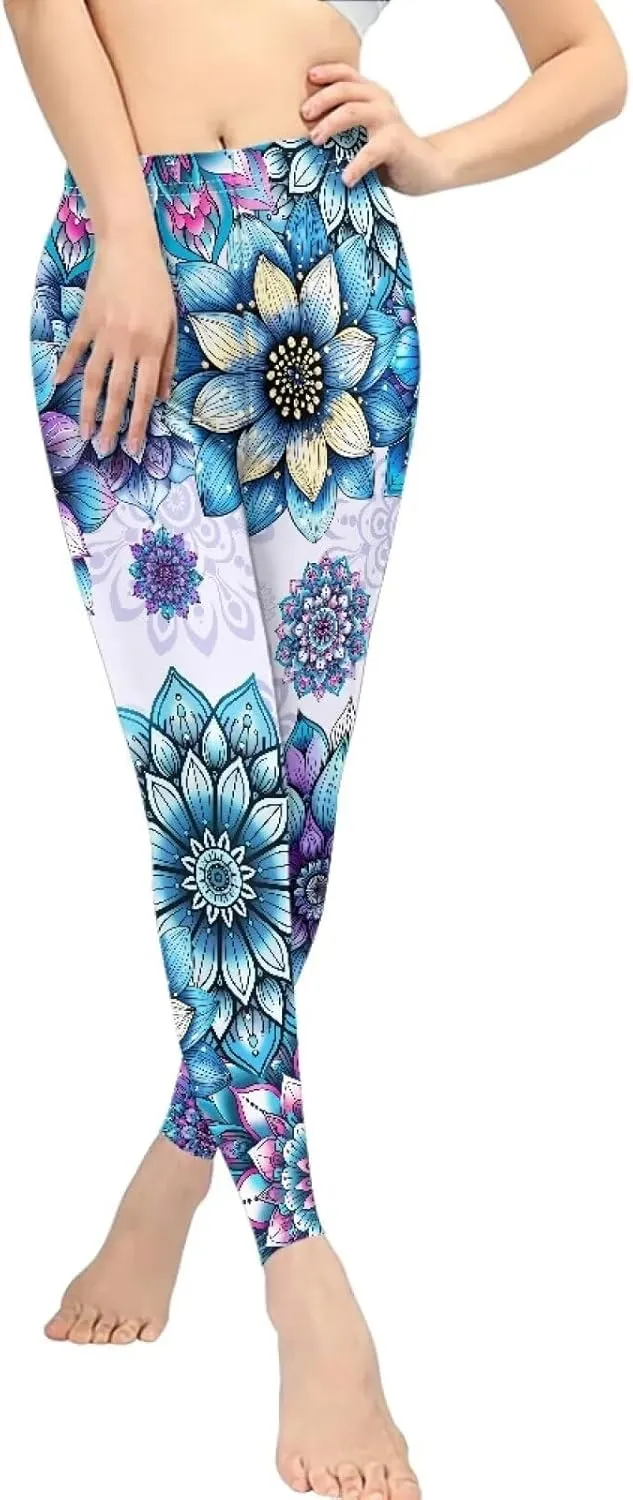 Workout Leggings Stretch Yoga Pants Plus Size for Women XS-3XL Butt Lifting Leggings Full Length Tights
