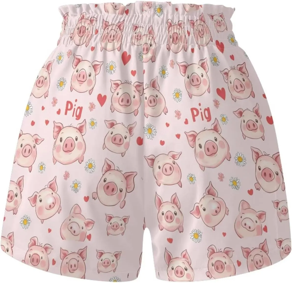 Xpyiqun Flowy Shorts Girls High Waist Butterfly Shorts 2 in 1 Running Athletic Shorts Spandex Liner Skirts Summer