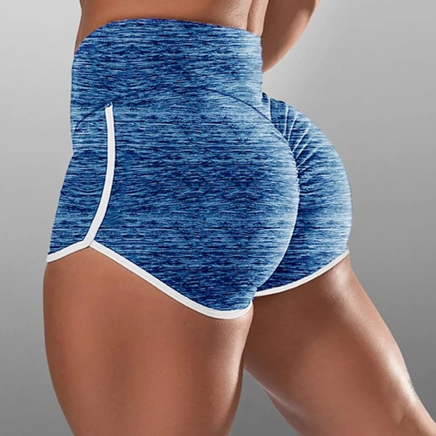 Yoga Shorts for Women High Waist Seamless Sculpting Compression Active Shorts with Lightweight FabricCasual Sports