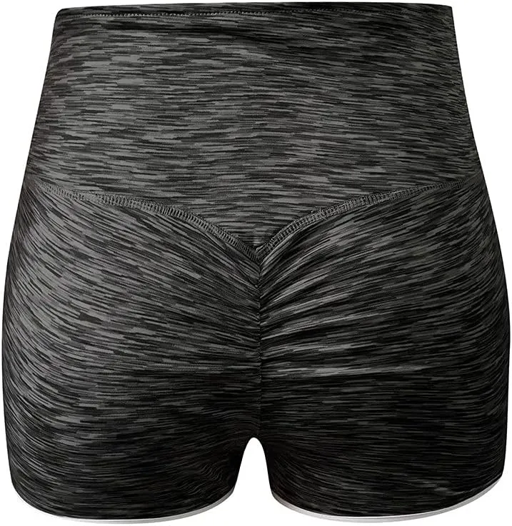 Yoga Shorts for Women High Waist Seamless Sculpting Compression Active Shorts with Lightweight FabricCasual Sports