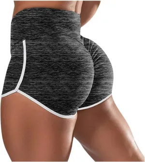 Yoga Shorts for Women High Waist Seamless Sculpting Compression Active Shorts with Lightweight FabricCasual Sports