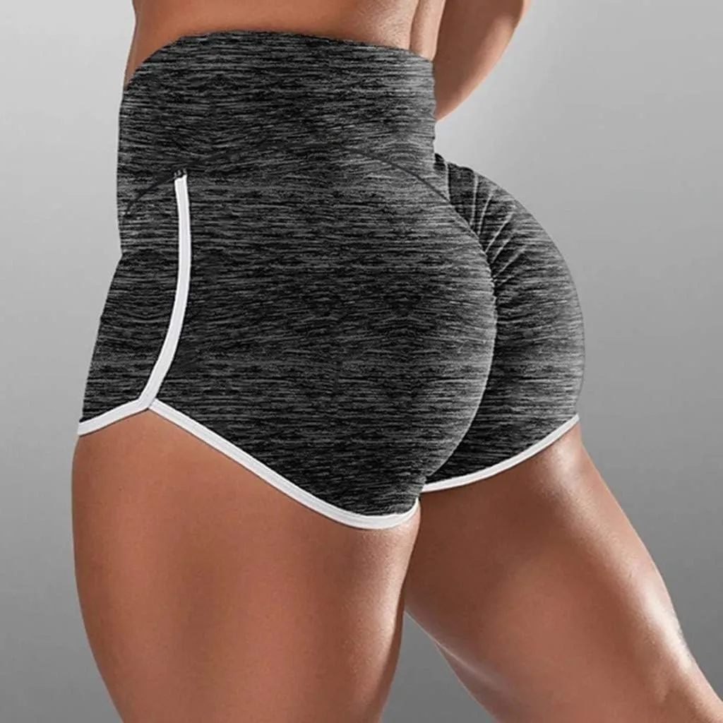 Yoga Shorts for Women High Waist Seamless Sculpting Compression Active Shorts with Lightweight FabricCasual Sports