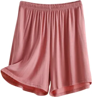 ZDRZK Womens Shorts Dressy Casual Elastic Waist Loose Lightweight Shorts Knee Length Quick Dry Moisture Wicking Shorts